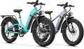 Aipas M1 Pro & M2 Pro Electric Bike Combo, 1800W Peak Motor Fat Tire EBikes for Adults, 36MPH Electric mountain Bike with 48V 17.5Ah Battery, 26" x 4.0" All-Terrain Tires, 7 Speed, 85 Miles Long Range