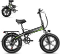 1000W Folding Electric Bike for Adults,75+ Miles,30+MPH,48V 20.8Ah Removable Battery,20" Fat Tire Electric Bike,Front Suspension 7-Speed Commuter Ebike,UL Certified