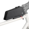 Rhinowalk Bike Top Tube Bag, Quick-Release System, Waterproof 600D TPU Cycling Frame Bag with Bolt-On Mount, Slim Aerodynamic Hard Shell Storage