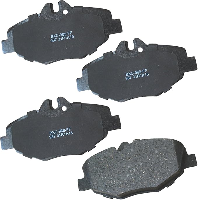 Bendix Premium SBC987 Ceramic Front Brake Pads for Mercedes-Benz E280 2009-2008, E320 2009-2003, E350 2009-2006