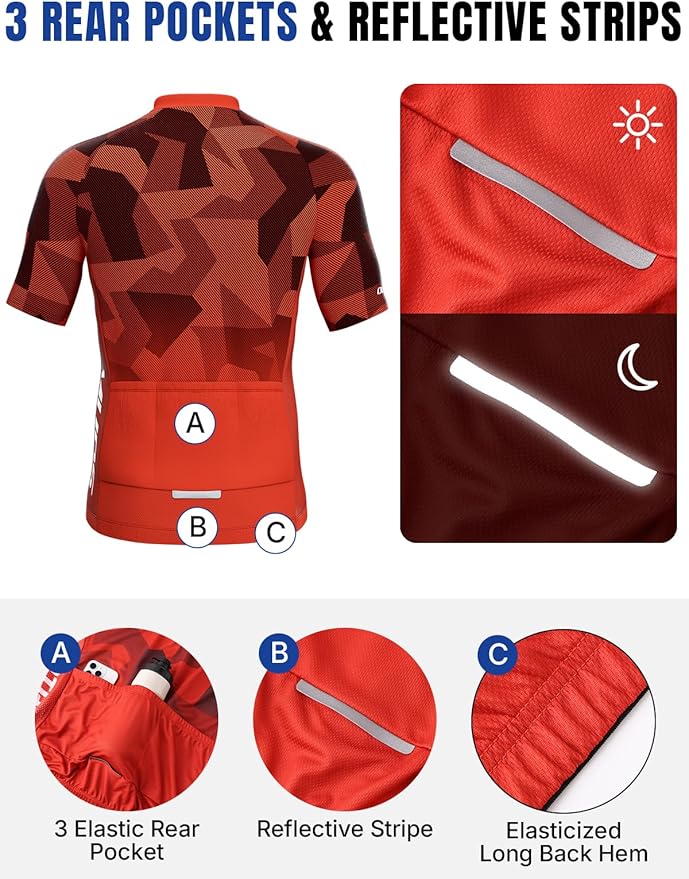 Cycling Jersey Set Short Sleeve Suits Men Bike Clothing Road Bicycle Shorts Padded Outfits