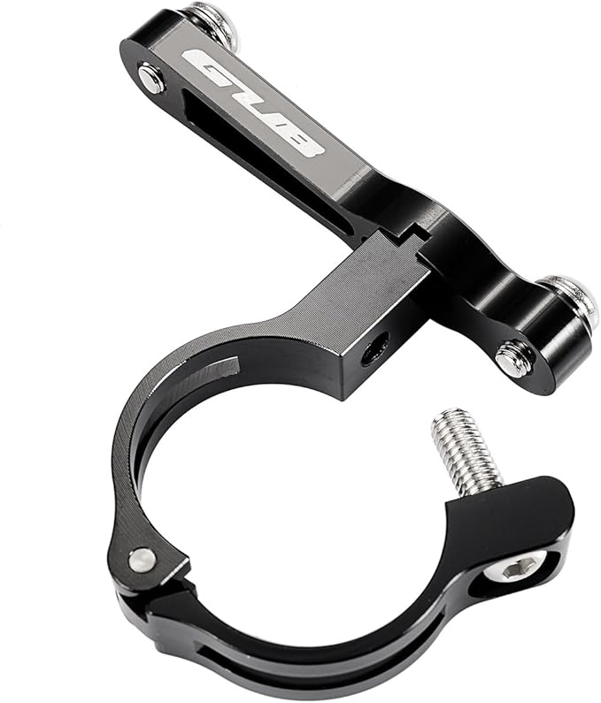 GUB Bicycle Bottle Cage Adapter Mount Adjustable MTB Road Bike Handlebar Water Bottle Holder Seat Post Mount (Black)