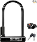 Kryptonite Keeper Standard Anti-Theft U-Lock, Heavy Duty, 12mm Shackle, Black, Combination Lock, Lifetime
