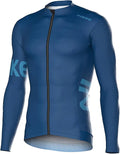 INBIKE Cycling Jersey Men, Long Sleeves Quick Dry Bike Shorts with Pockets, Moisture Wicking Bicycle Tops for Road Biking MTB