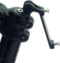 Vincita Stem Top Cap Bike Water Bottle Cage Adapter, Secure Retention System, Lightweight Aluminum Alloy Black Quick and Easy to Mount for All Bicycle