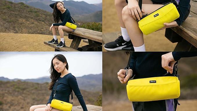 Lumiere & Co. Bike Handlebar Bag – Minimalist Design – 3 Size options, Multiple Colors – Clip Straps, Hook & Loop, Shoulder Strap
