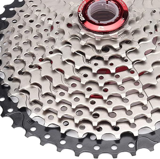 BOLANY Bike 8/9/10 Speed Cassette 11-25T/32T/36T/40T/42T/46T/50T Fit for MTB Bike, Road Bicycle, Lightweight Cassette, Compatible with Shimano SRAM Sunrace