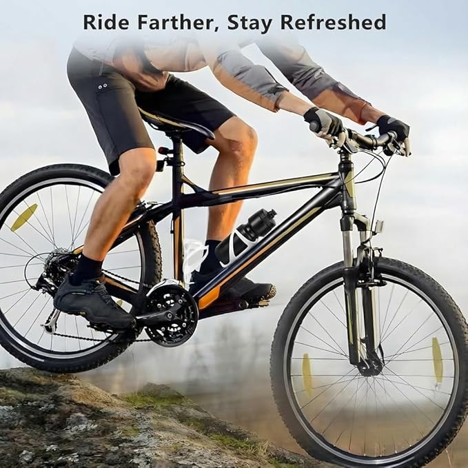 Bike Water Bottle Holder - 1.3 Oz Ultralight & Sturdy Bike Cup Holder, Bicycle Drink Cage, Cycling Bike Water Bottle Cage with Screw Tool, for 2.75-3.94" Bottles (White)