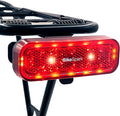 Auto-Sensing Rear Light G4R, USB Rechargeable, 240HRs, Precise Brake Sensing for Cargo Rack, Large Reflector, 50/80mm Screw Mounted, Easy Release, Made in Taiwan