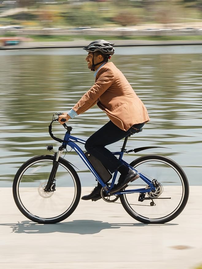 Heybike Electric Bike for Adults, 28mph Electric Mountain Bike, 1200W Peak Motor, up to 50Miles, 480WH Removable Battery Ebike, 27.5" Tires, 7-Speed & Front Suspension