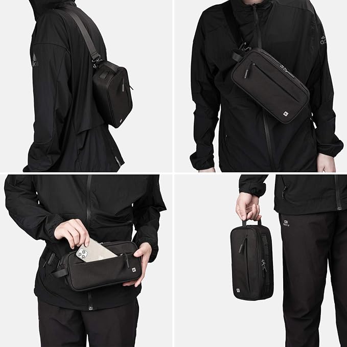 Rhinowalk Multifunction Bike Handlebar Bag Front Bag 3L Bicycle Frame Bag Waterproof Shoulder Bag Handbag Waist Bag