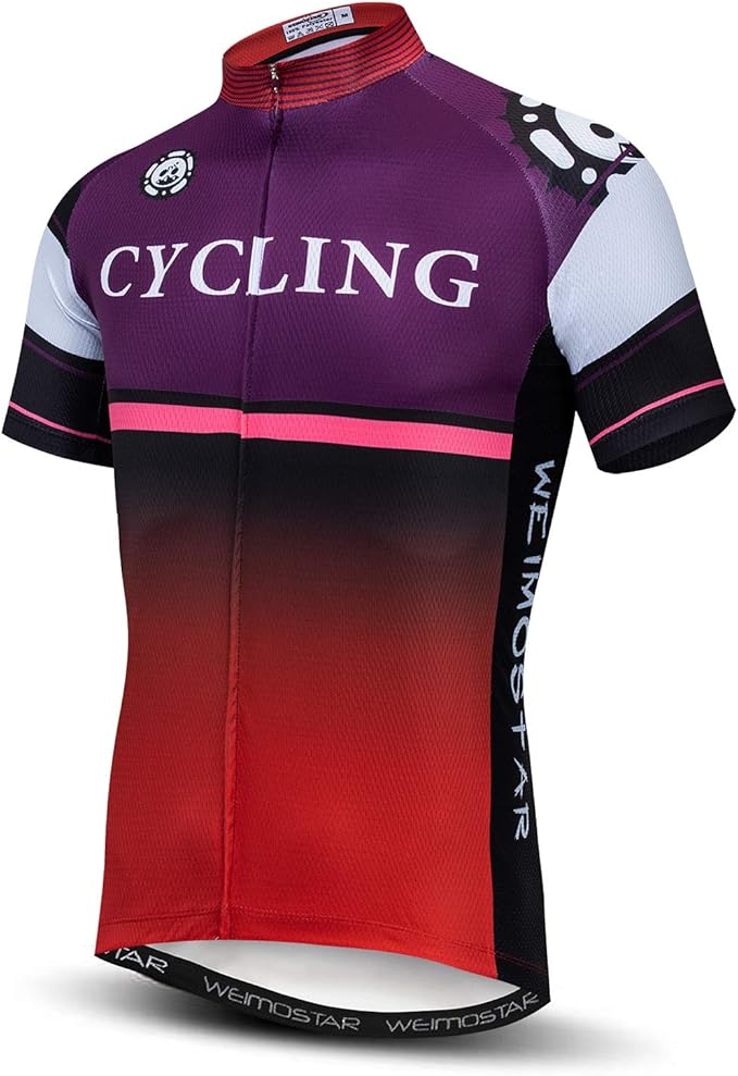 Men's Cycling Jerseys Summer Breathable Bicycle Shirts for Male Riding Clothing Quick Dry MTB Jersey