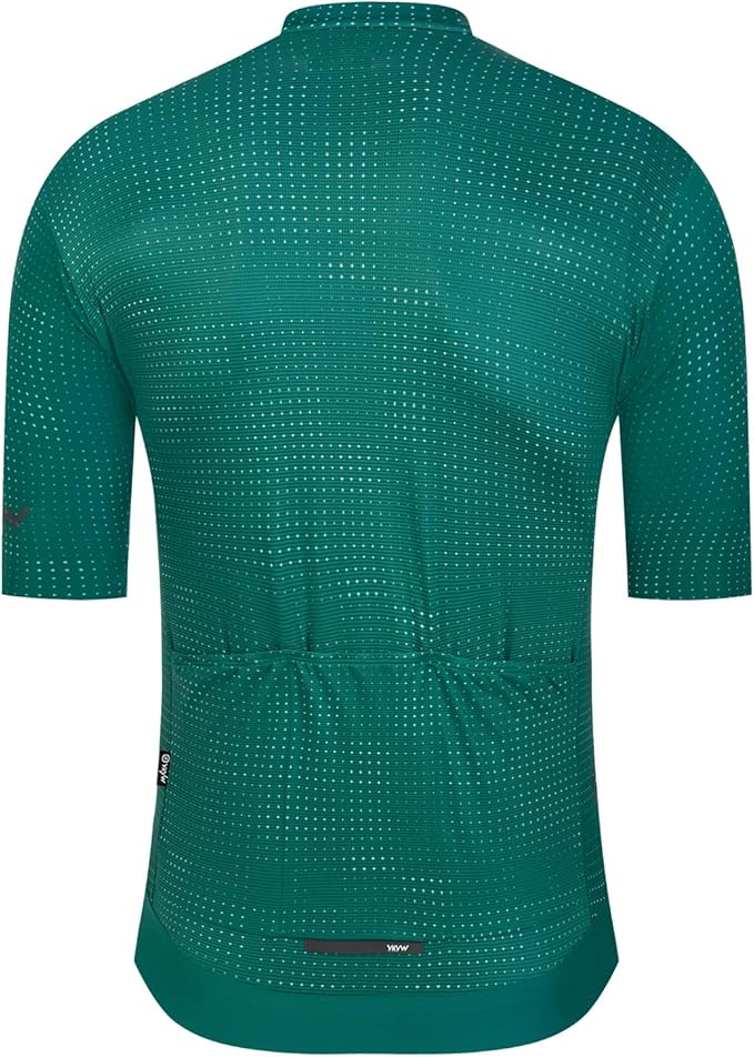 YKYWBIKE Cycling Jersey Men with Pockets Bike Jersey Short Sleeve Biking Shirts for Men Cycling Breathable MTB Biker Shirts