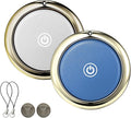 Tracker Tag Finders Work for Apple Find My (iOS Only) GPS Tracker for Luggage Keys Backpack (Blue&White, 2Pack)