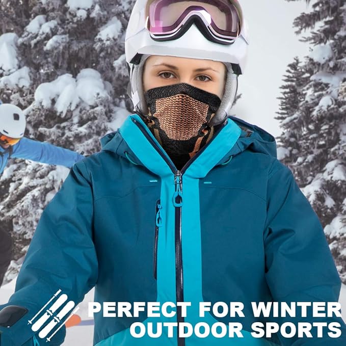 WTACTFUL Winter Neck Warmer Gaiter Windproof Face Mask Balaclava Bandana for Ski Snowboard