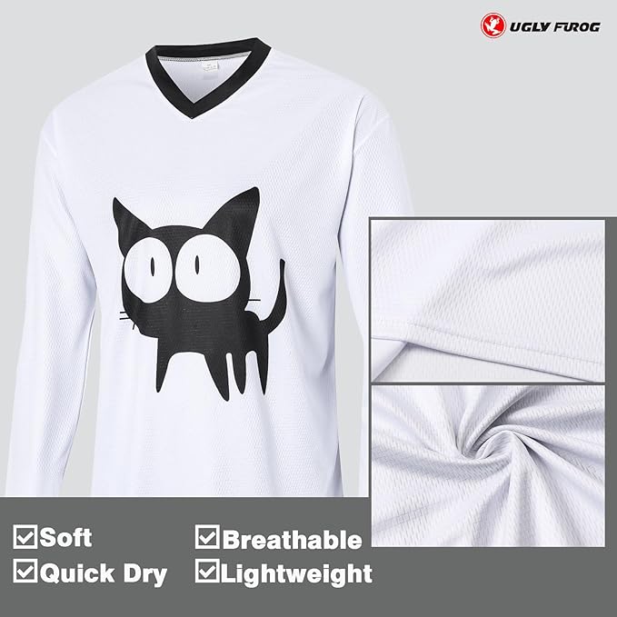 UGLY FROG Bike Wear Long Sleeve Men's Classic Fashion Cycling Downhill Jersey Sportswear Clothing