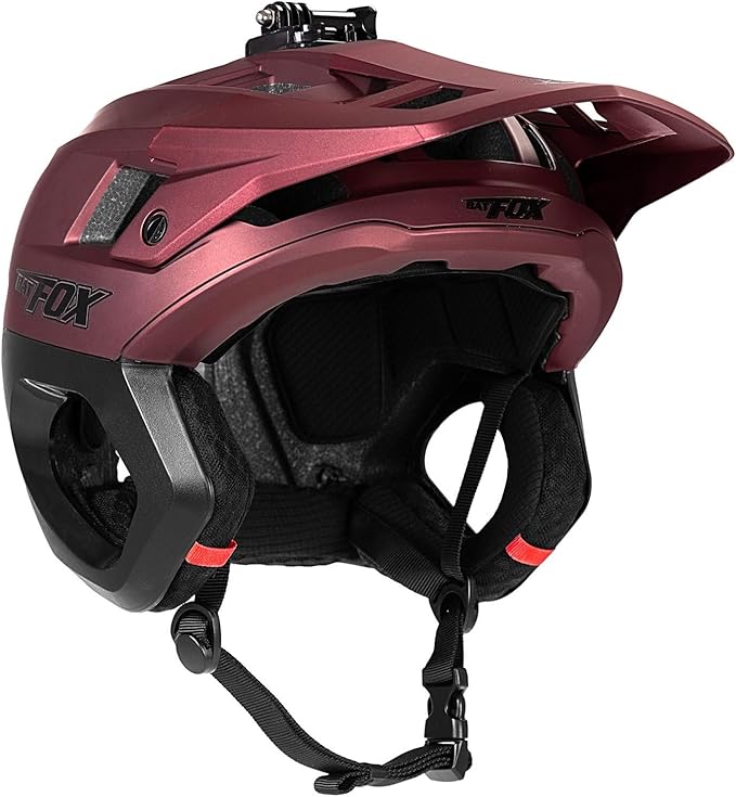 BATFOX Mountain Bike Helmet for Men Women Adults MTB Cycling Bicycle Helmet for Adjustable and with Visor