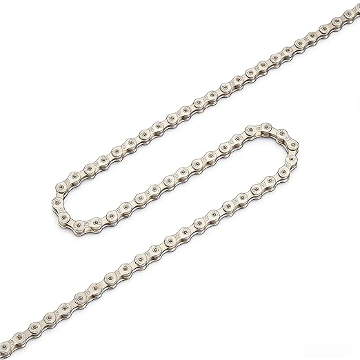 Heavy Duty Ebike Chain 6/7/8 Speed 136 Links, High Tensile Anti-Break, Anti-Corrosion & Anti-Rust Electric Bicycle Drive Chain