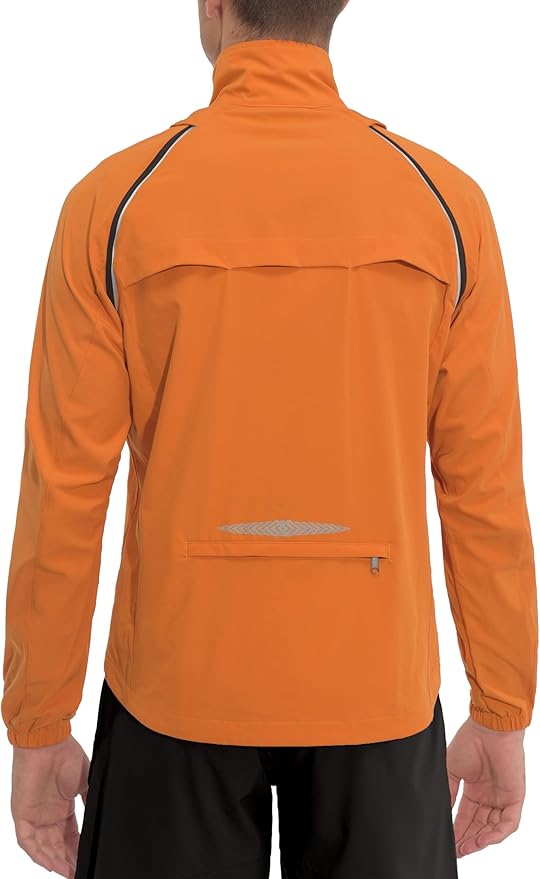 Little Donkey Andy Men's Quick-dry Running Jacket, Convertible UPF 50+ Cycling Jacket Windbreaker with Removable Sleeves