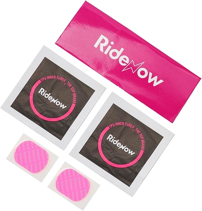 Bicycle Tire Repair Patch Kit For Ridenow For TPU Inner Tubes, Ultralight Transparent Puncture Fix Tool And Two Cleansing Wipes