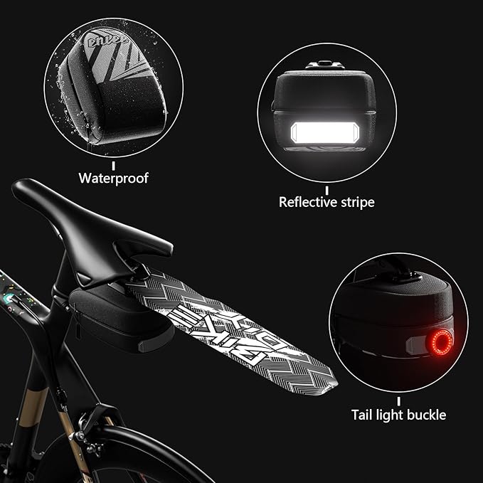 Bike Bicycle Triangle Bag Bike Bag Bicycle Front Frame Bag Bike Accessories Pouch Waterproof Bike Bicycle Frame Front Tube Pouch Bag Bike Storage Bag (Black)