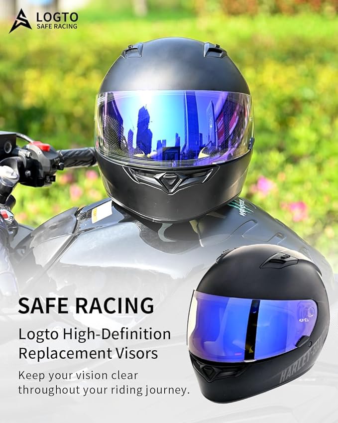 Replacement Motorcycle Helmet Visor Shield for Star RS-1 Vortex Qualifier Revolver Helmet Accessories Universal