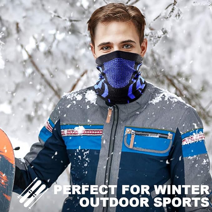 WTACTFUL Winter Neck Warmer Gaiter Windproof Face Mask Balaclava Bandana for Ski Snowboard