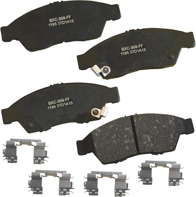 Bendix Premium SBC1195 Ceramic Front Brake Pads for Suzuki Aerio 2007-2006