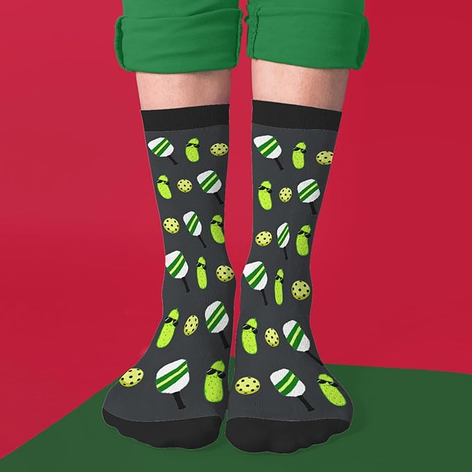 FOURSTUFF Ski, Cycling, Basketball, Golf, Pickleball, Softball, Volleyball, Wrestling, Soccer - Sports Socks for Women Men