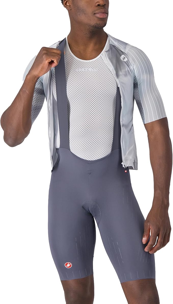 CASTELLI Men’s Free Aero Race S Bibshort, Aerodynamic Road Cycling Apparel, Pro-Level Seat Pad for Biking & Top-Level Racing