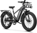 LEONX M2 Pro Electric Bike,1800W Motor Electric Bike for Adults, 26'' x 4.0'' Fat Tire Ebike with 48V 17.5AH Battery, 36MPH 85Miles Long Range Electric Mountain Bike, Up to 110 Nm