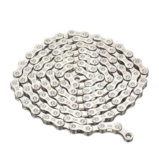 Bike Chain 1/2" x 11/128" 116 Links 10 Speed Bicycle Chain,Bike Chains MTN BTX MTB Mountain Bike Road,10-Speed Chain