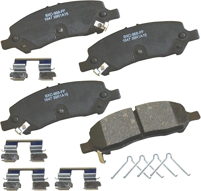 Bendix Premium SBC1647 Ceramic Rear Brake Pads for Dodge Dart 2016-2013