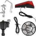 DECHOUS Bicycle Light Kit Front and Rear Bikes Light Rechargeable LED with Turn Signals Dynamic Projection for Night Cycling Safety