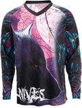 PSPORT Men's Motocross Jersey Long Sleeve Motocross Shirt Men Mountain Dirt Bike Jersey Downhill Riding Racing Clothing Tops