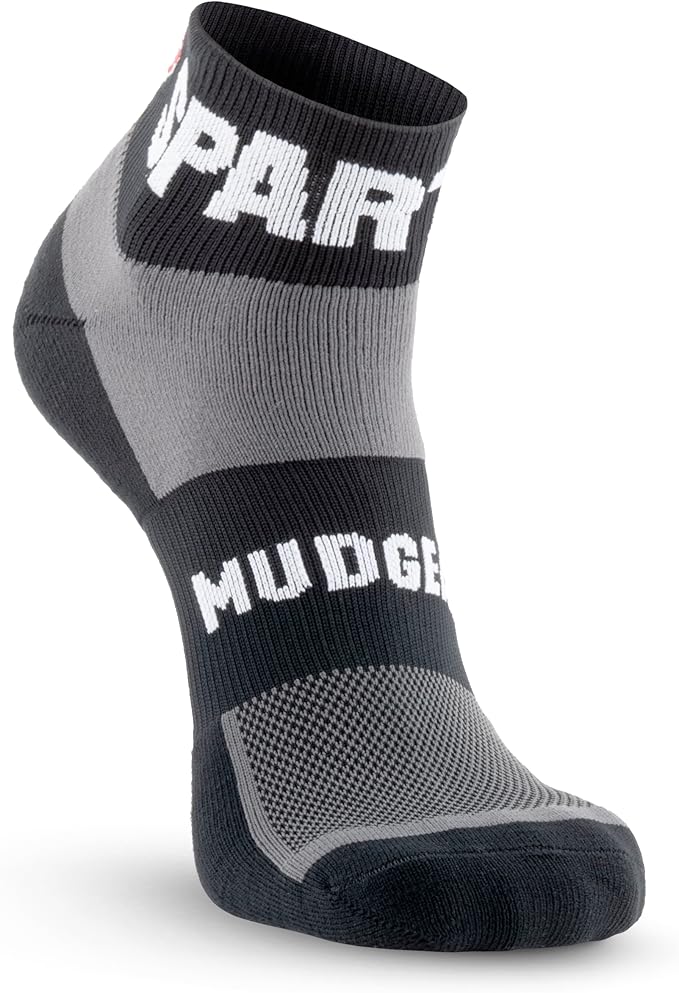 Crew Length Trail Running Socks, Quick-Drying Mid-Calf Socks with Arch Support, Sweat-Resistant, Breathable Athletic Socks