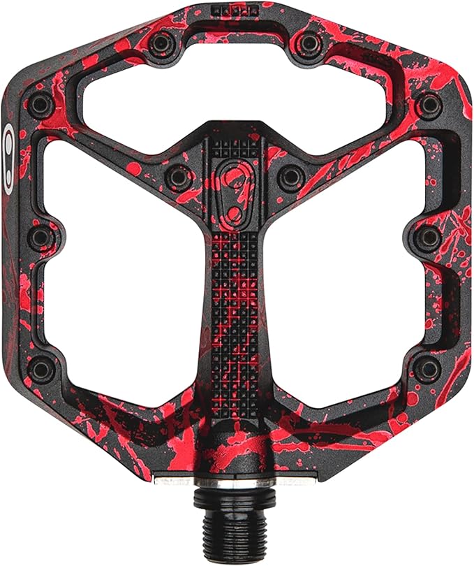 Crankbrothers Stamp Flat MTB Pedals - Size-Specific, Lightweight, Versatile, Durable Bike Pedals