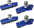 4PCS Premium Bike Brake Pads, Professional Mountain Bicycle V-Brake Pads, Bike Brake Blocks Kit