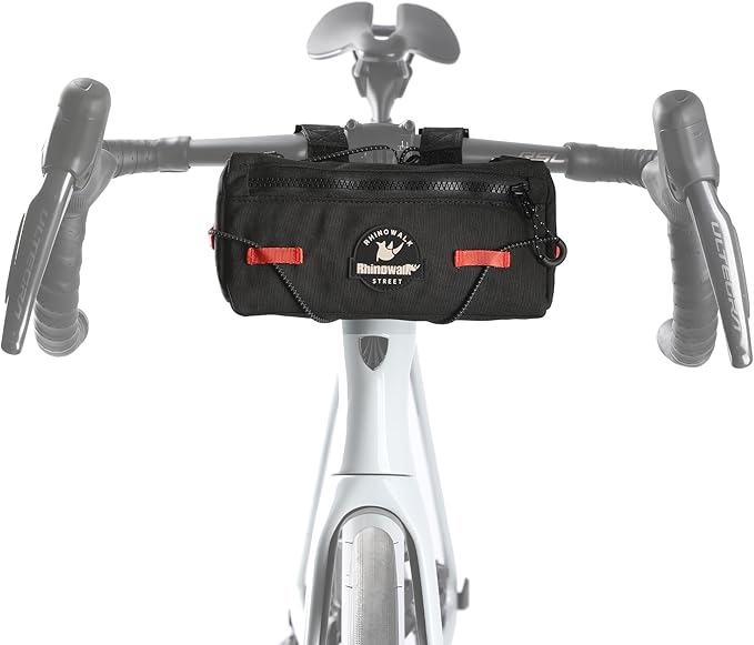 Rhinowalk Bike Handlebar Bag Bicycle Front Bag Storage Small Pouch with Shoulder Strap for Urban Cycling