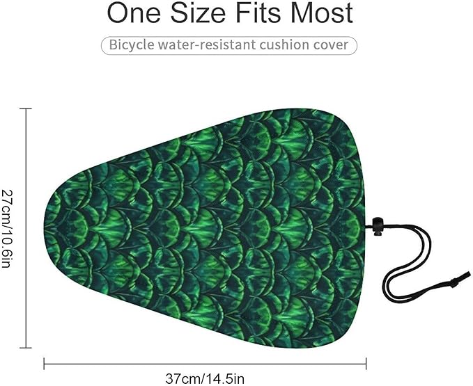 Adjustable Exercise Bike Seat Cover, Soft Cushion Indoor Outdoor Dust Resistant Protection