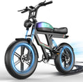ASKGO Electric Bike for Adults, 2500W Peak Motor, 33 MPH & 65-100 Miles Range, 48V 20AH Removable Battery, 20" Fat Tire Dirt Bike, Dual Suspension Off-Road E-Bike with NFC/Password Unlock