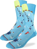 Good Luck Sock Novelty Crew Socks for Adults - For Men, Women and Teens