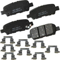 Bendix Premium SBC1415 Rear Brake Pads for EX35, 37, FX35, G25, G37, JX35, M35h, M37, Q40, 50, 60, 70, QX50, 60, 70, Nissan 370Z, Altima, Juke, LEAF, Maxima, Murano, Pathfinder, Quest, Rogue, Sentra