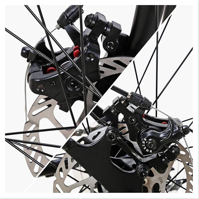 EUROBIKE Folding Bike, Folding Mountain Bike,Adult Bike,TSM G4/G7 Bicycle, 26/27.5Inch,Dual Disc Brake Bike | Bicycle, Dual Disc Brake Bike