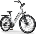 Electric Bike for Adults, 1000W Peak Ebike, 50Miles 21.7MPH Step Thru Electric Bicycle, 26" Commuter E Bikes with 48V Built-in Removable Battery, Adjustable Stem, 7-Speed, UL 2849 Certified