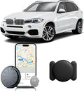 Car GPS Tracking Device for Vehicles, 1PCS Real Time GPS Tracker, Work with Find My (iOS Only),Hidden Mini GPS Tracker,No Monthly Fee (Black Tracker, Black Magnetic Case)