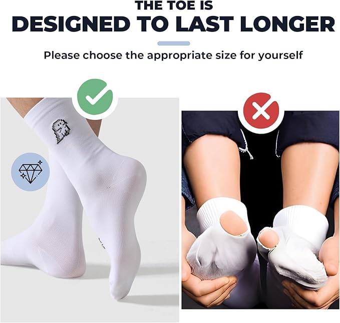 ROCKBROS Aerodynamic Cycling Socks with Wear-resistant Heel, VNS Halloween Series Breathable Athletic Crew Socks, 2 & 3-Pack