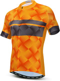 Men's Cycling Jersey Short Sleeve Bike Shirts Bicycle Jacket with Pockets
