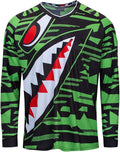PSPORT Men's Motocross Jersey Long Sleeve Motocross Shirt Men Mountain Dirt Bike Jersey Downhill Riding Racing Clothing Tops