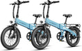 Jasion Electric Bike for Adults, 1000W Peak Motor Foldable Ebike, Aluminum 20'' Fat Tire Electric Bicycle Built-in 48V Removable Battery, EBS Commuter E Bikes up to 23 MPH & 45 Miles Max Range